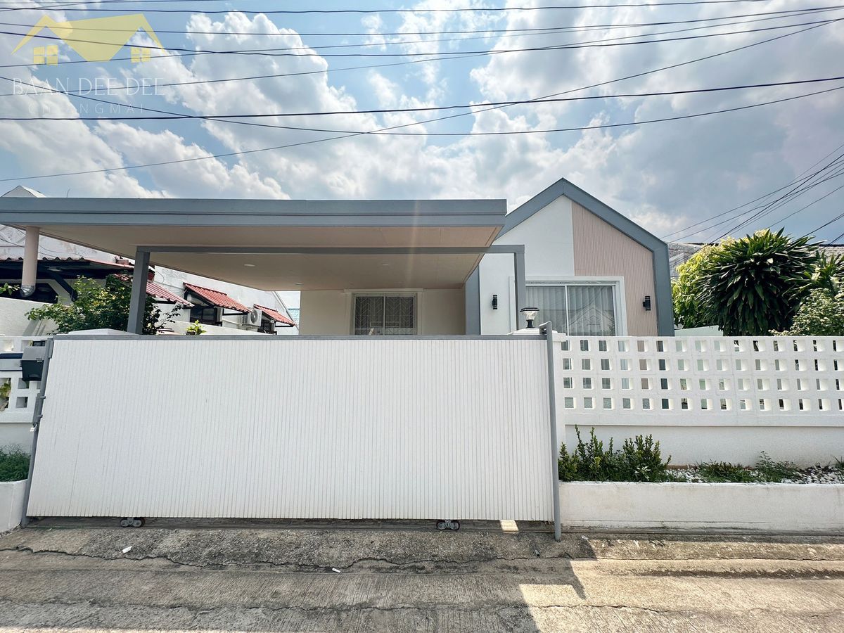For RentHouseChiang Mai : House for rent 25,000 baht per month, near Central Airport, only 5 minutes. No.9H682