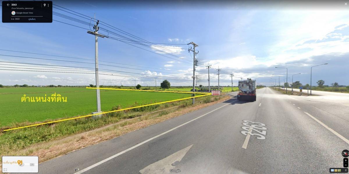 For SaleLandSuphan Buri : There is a project to expand the different levels at Bang Pla Ma Suphanburi. Land on the road 3263 on the 304 line, approximately 1 kilometer.