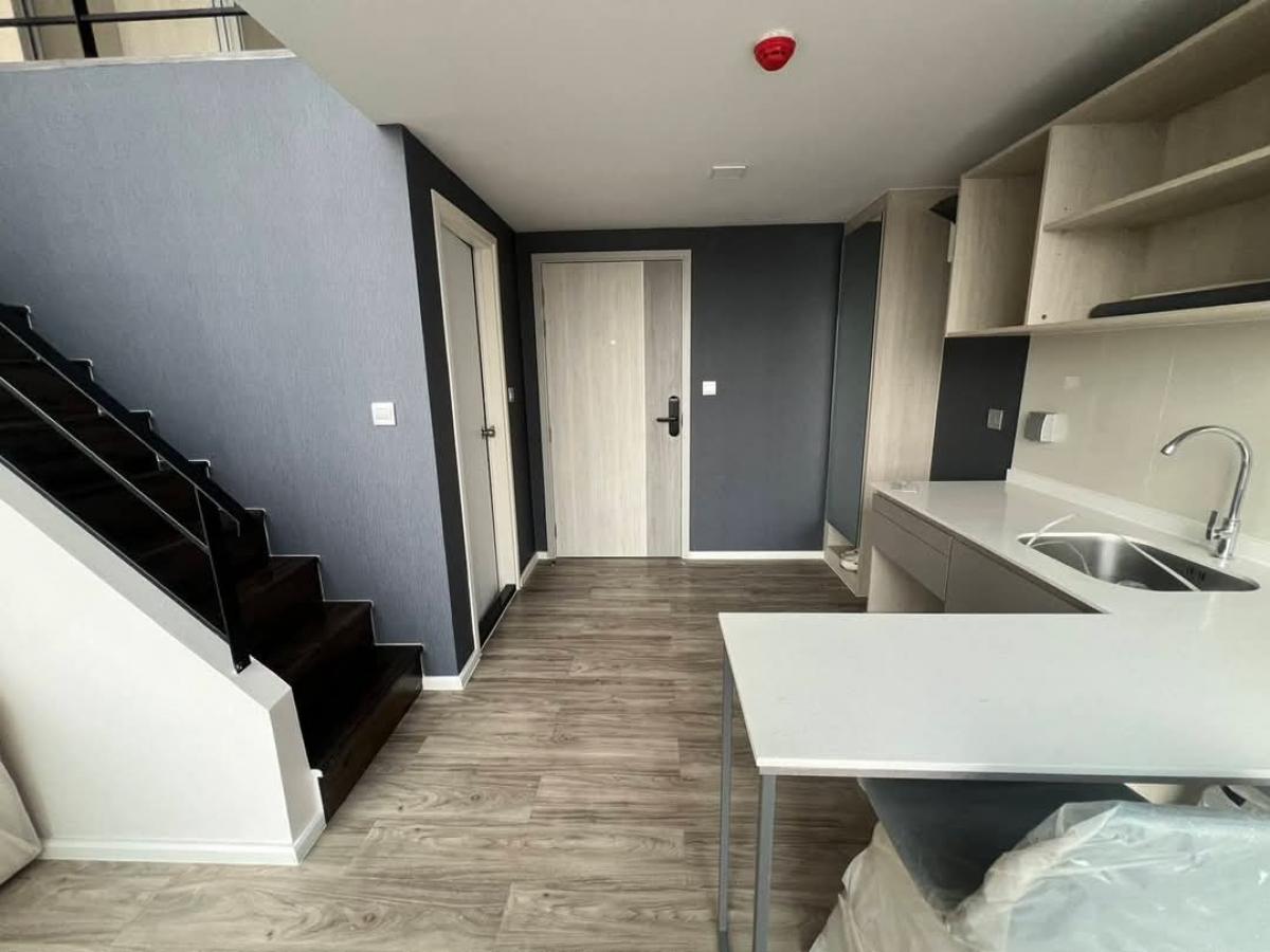 For RentCondoPhutthamonthon, Salaya : ♦ ️ Rent Kave Salaya, Duplex 2 -story Duplex Room, C 7, Floor 7, Floor 28 sqm. Decorate furniture & amp;
