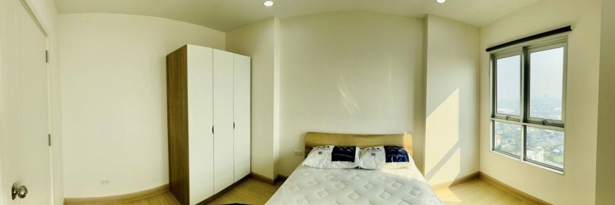 For RentCondoSamut Prakan,Samrong : Condo for rent, Supalai Vernda, Sukhumvit 117, big room, 44 sqm. Watch the room. 👉Line: @Propertybkk2