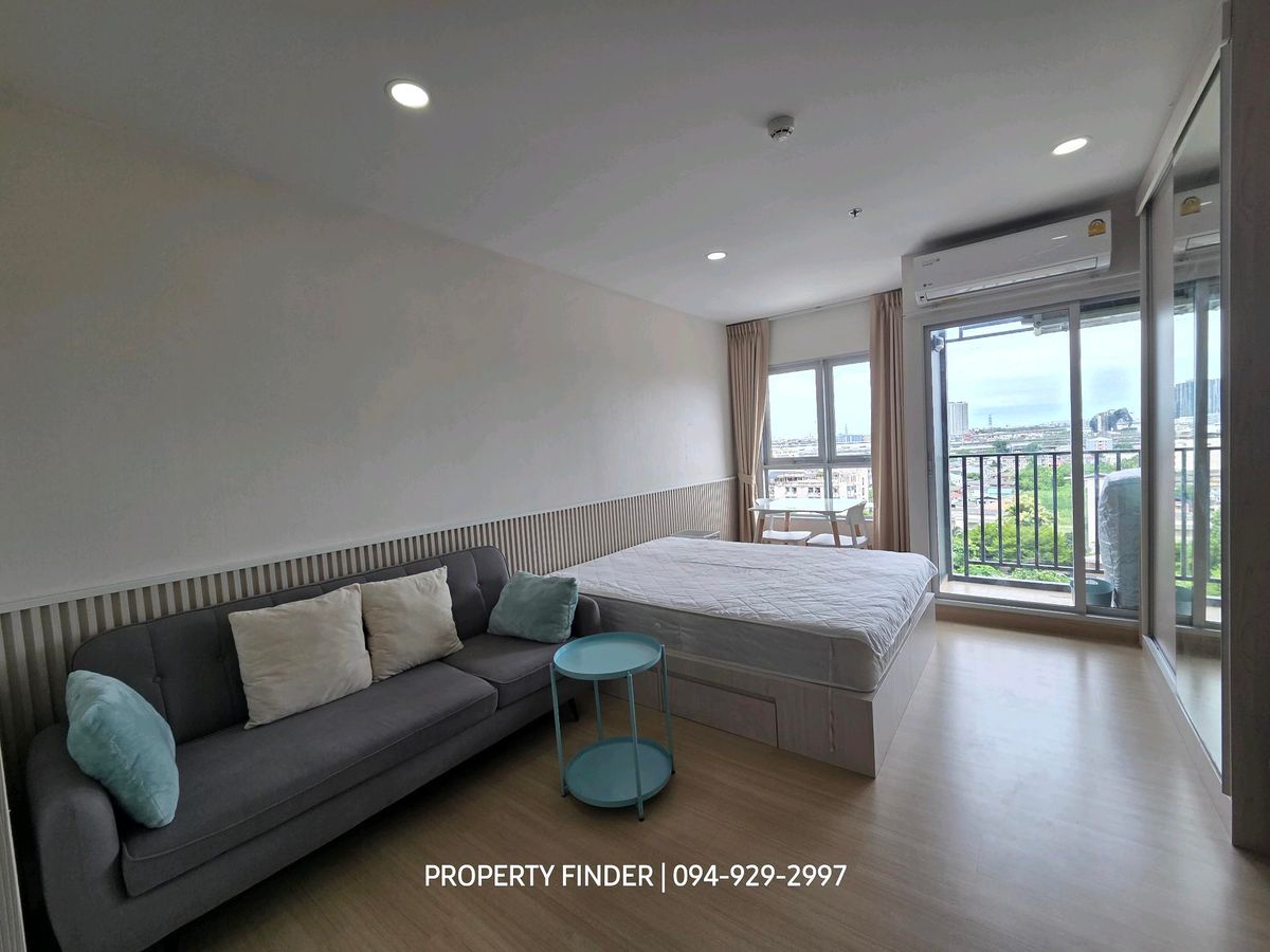 For RentCondoSamut Prakan,Samrong : Condo for rent, Supalai Vernda, Sukhumvit 117, beautiful room, 29 sqm. Watch the room. 👉Line: @Propertybkk2