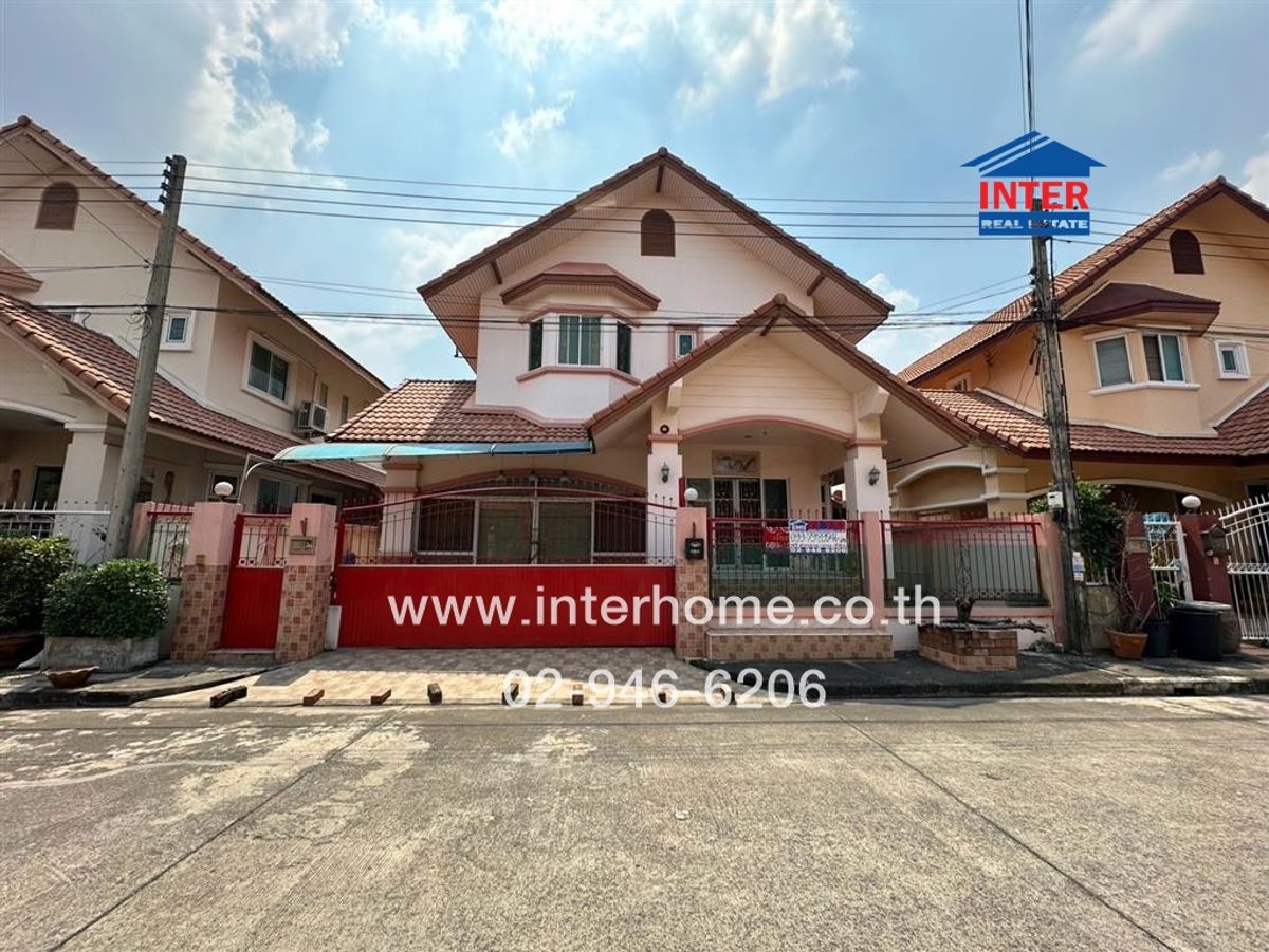 ขายบ้านปทุมธานี รังสิต ธรรมศาสตร์ : บ้านเดี่ยว 2 ชั้น 50.1 ตร.ว. หมู่บ้านเอ.ซี.เฮ้าส์ 4 ถนนพระองค์เจ้าสายคลอง4 ถนนลำลูกกา ลำลูกกา ปทุมธานี
