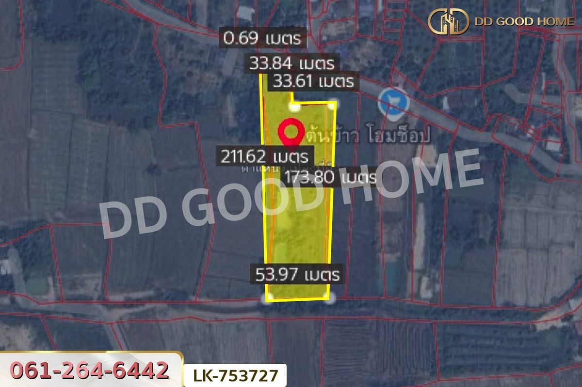 ขายที่ดินนครนายก : NI-753727 ที่ดินปากพลี 5 ไร่ 255.4 ตร.ว. นครนายก ใกล้วัดดงแขวน