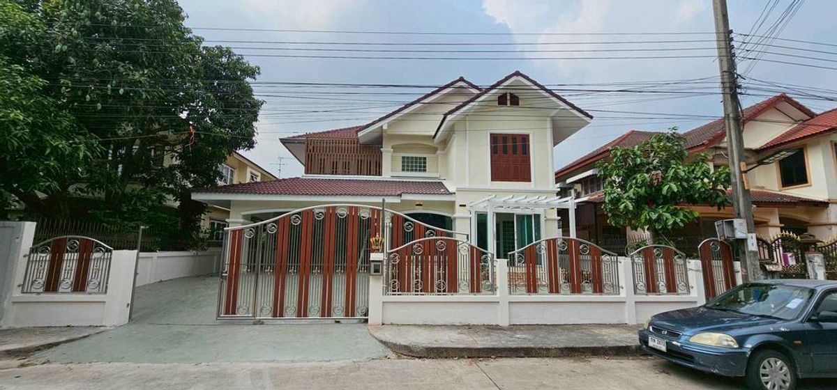 ขายบ้านมีนบุรี-ร่มเกล้า : ขายบ้านเดี่ยว หมู่บ้านรุ่งนภา 4 ซอยร่มเกล้า 13