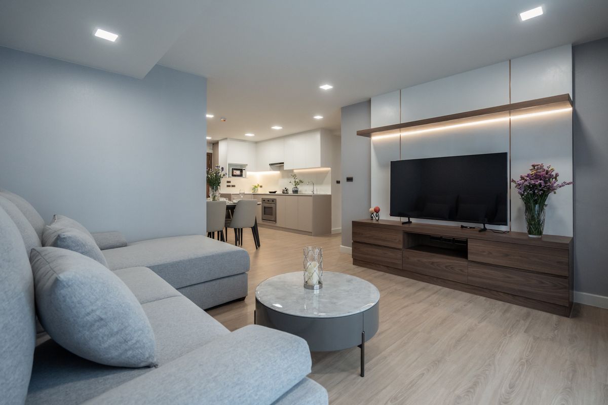 For RentCondoSukhumvit, Asoke, Thonglor : LTH12241 - Kasturi Living for Rent Size 90 SQM. 2 Beds 2 Baths Near BTS THONG LOR STATION ONLY 70K/Month