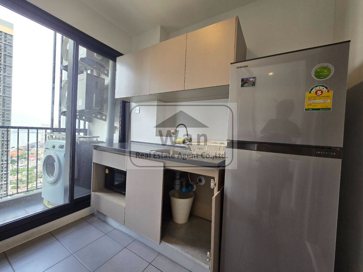 ให้เช่าคอนโดรัตนาธิเบศร์ สนามบินน้ำ พระนั่งเกล้า : ให้เช่า politan aqua ชั้นสูง ครบพร้อมอยู่ ราคาประหยัด วิวแม่น้ำ