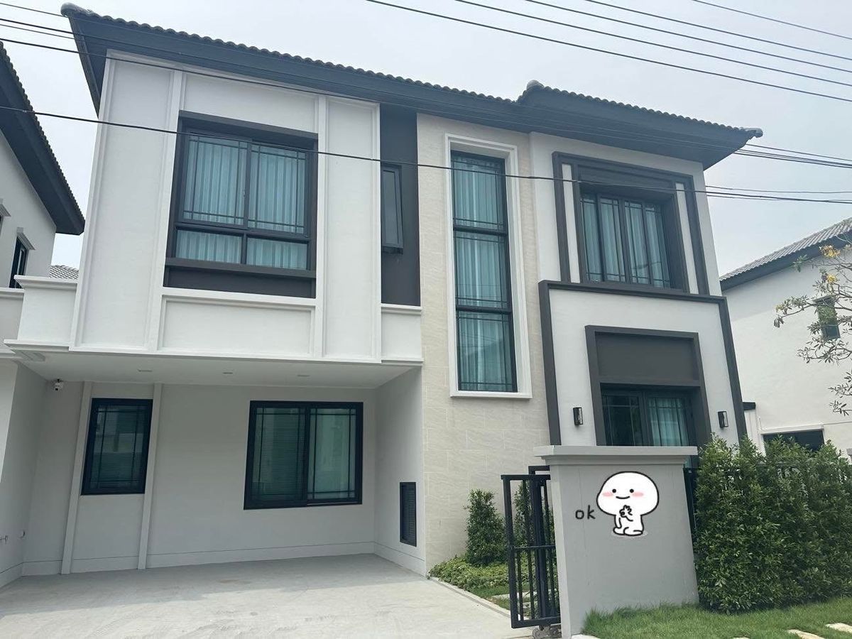ให้เช่าบ้านสมุทรปราการ สำโรง : ให้เช่า บ้านเดี่ยว เฟอร์ครบพร้อมเข้าอยู่ ใกล้เมกะบางนาเพียง 600 เมตร สนใจทักได้เลยครับ