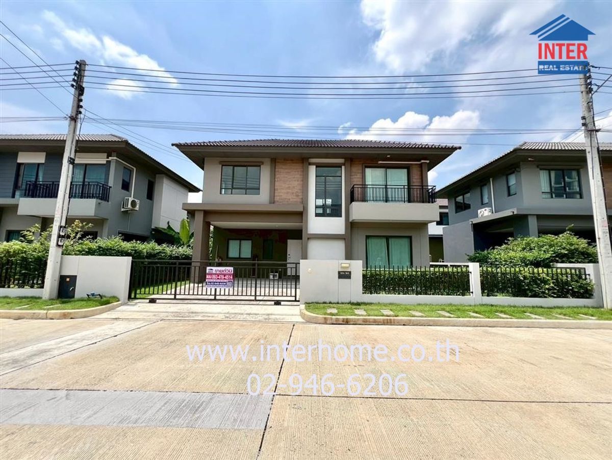 ขายบ้านปทุมธานี รังสิต ธรรมศาสตร์ : บ้านเดี่ยว 2 ชั้น 52.3 ตร.ว. หมู่บ้านเวนิวโฟลว์ ติวานนท์-รังสิต เยื้องปั้มบางจาก ถนนติวานนท์ ถนนรังสิต-ปทุมธานี เมืองปทุมธานี ปทุมธานี