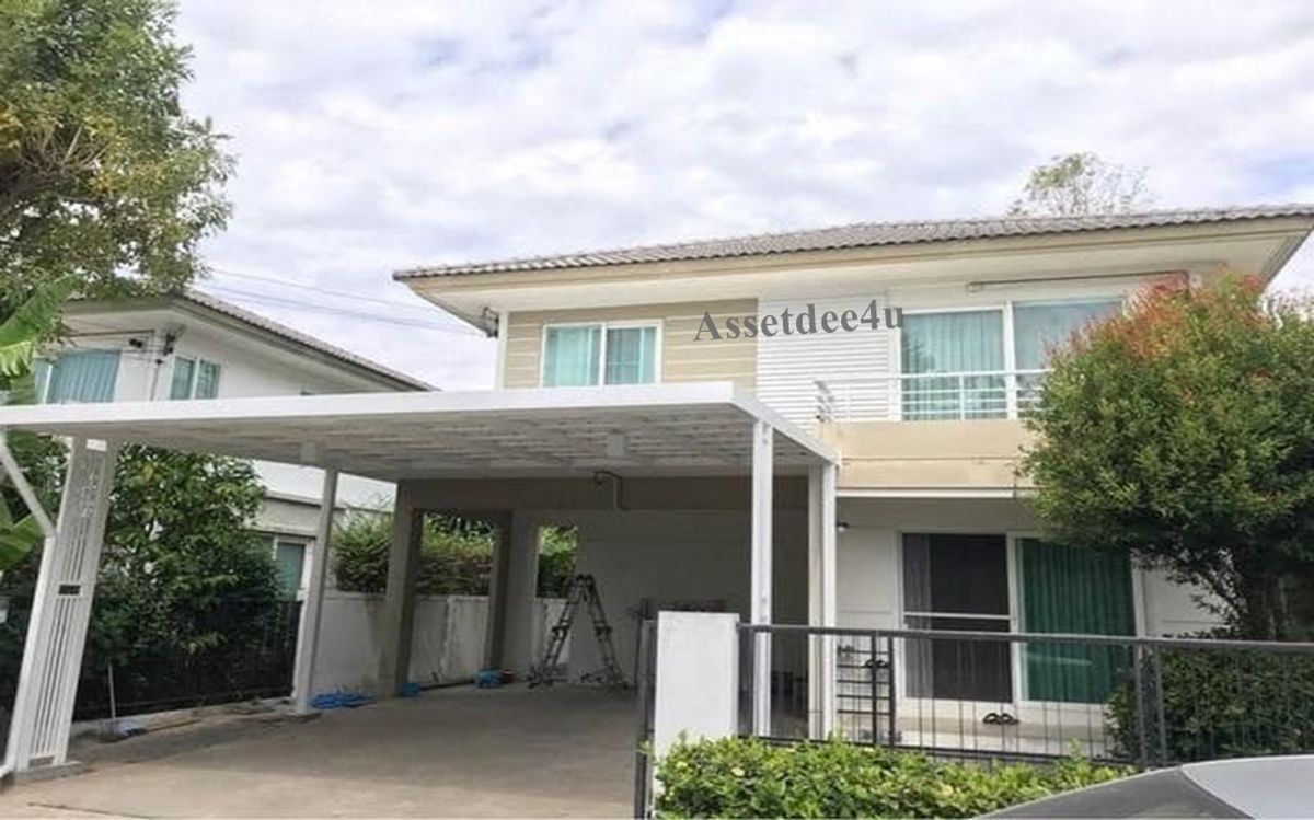 For RentHouseNawamin, Ramindra : Ram Inthra House Rent a detached house, Chaiyapruek Ram Inthra Ring 2 with furniture and electrical appliances.