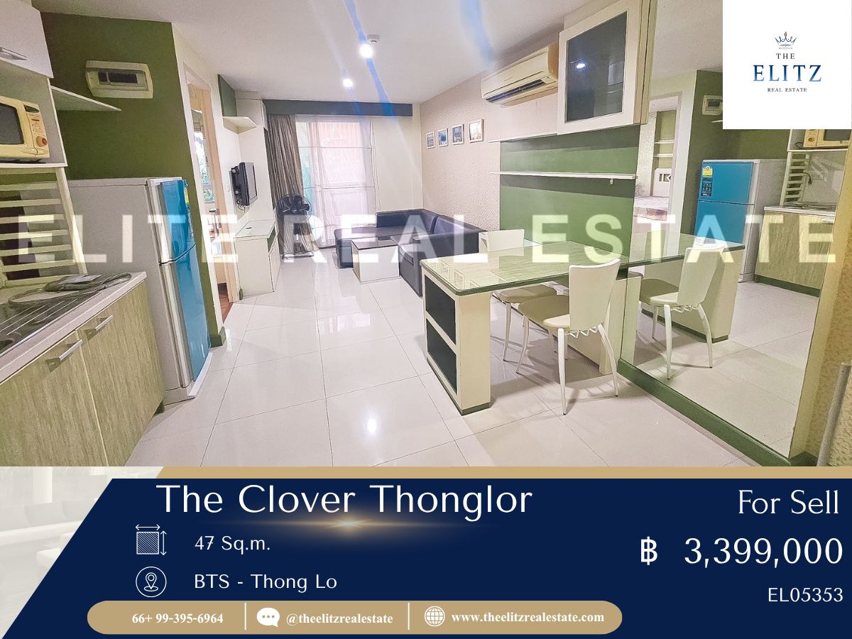 For SaleCondoSukhumvit, Asoke, Thonglor : ✨ Lost about natural disasters with low-rise condo at a lower price than the market Lower than the YIELD appraised value 💯