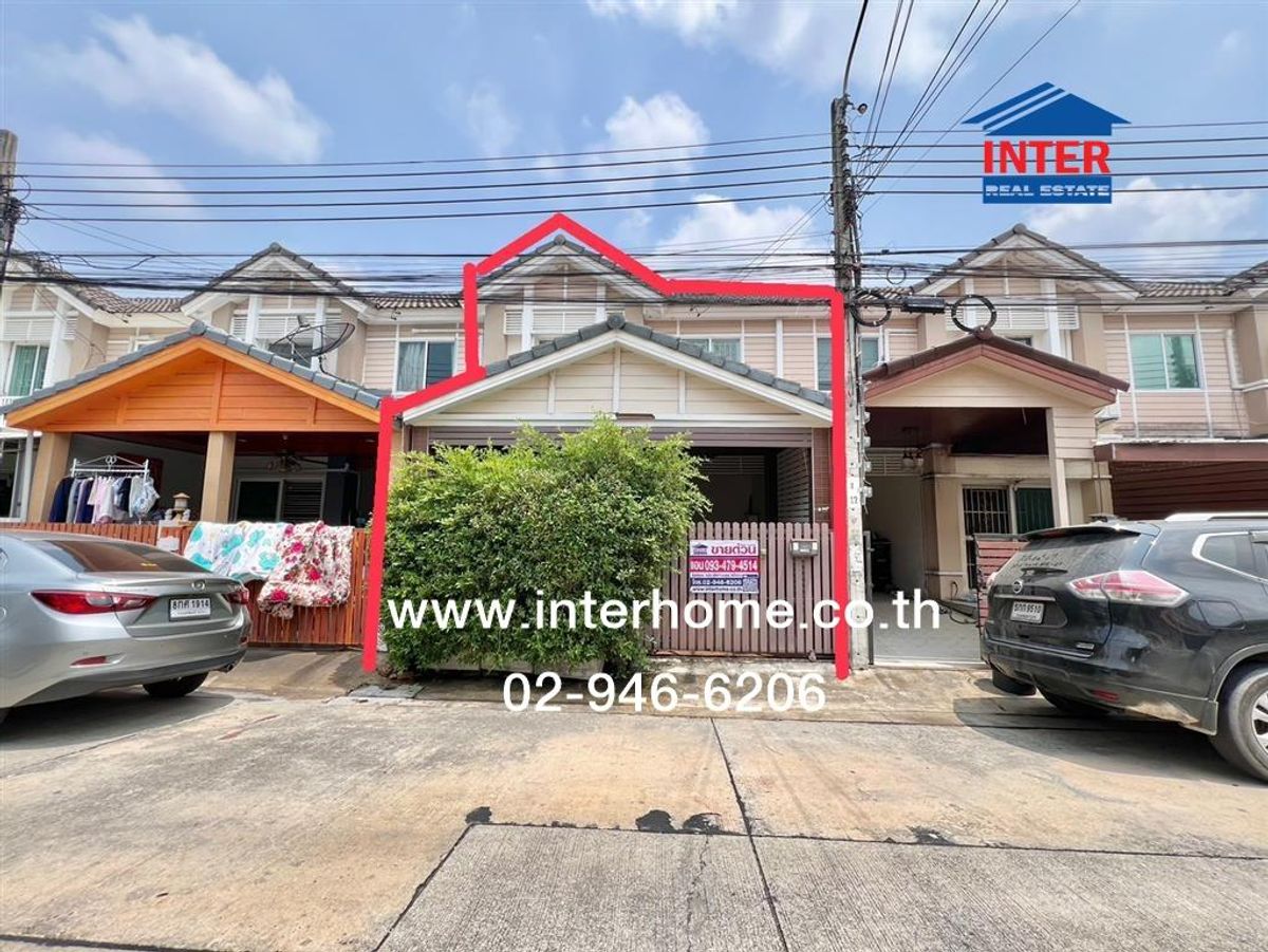 ขายมีนบุรี-ร่มเกล้า : ทาวน์เฮ้าส์ 2 ชั้น 19.5 ตร.ว. หมู่บ้านพฤกษาวิลล์50/1 ถนนราษฎร์พัฒนา ถนนรามคำแหง เขตสะพานสูง กรุงเทพมหานคร