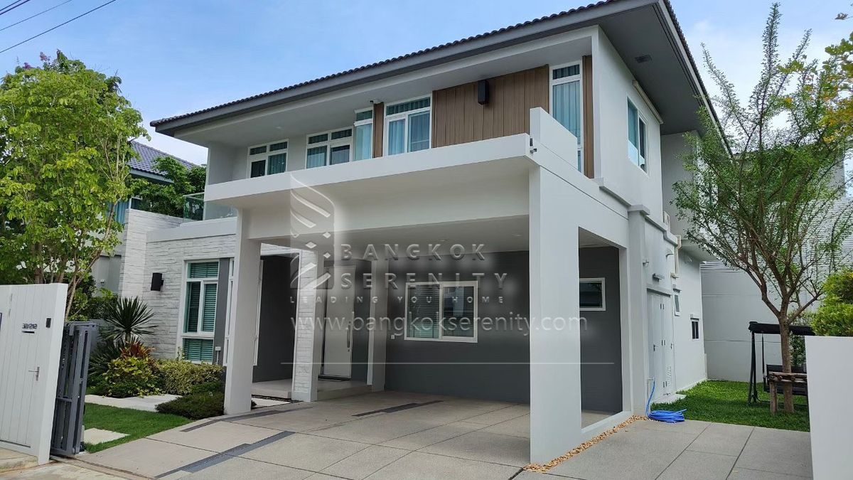 ให้เช่าบ้านลาดกระบัง สุวรรณภูมิ : Mantana Bangna Wongwaen For rent