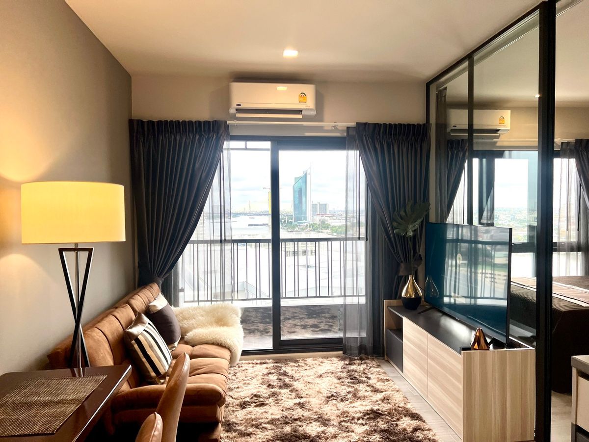 For RentCondoRama3 (Riverside),Satupadit : The Key Rama 3, near BRT Charoenrat, next to Terminal 21