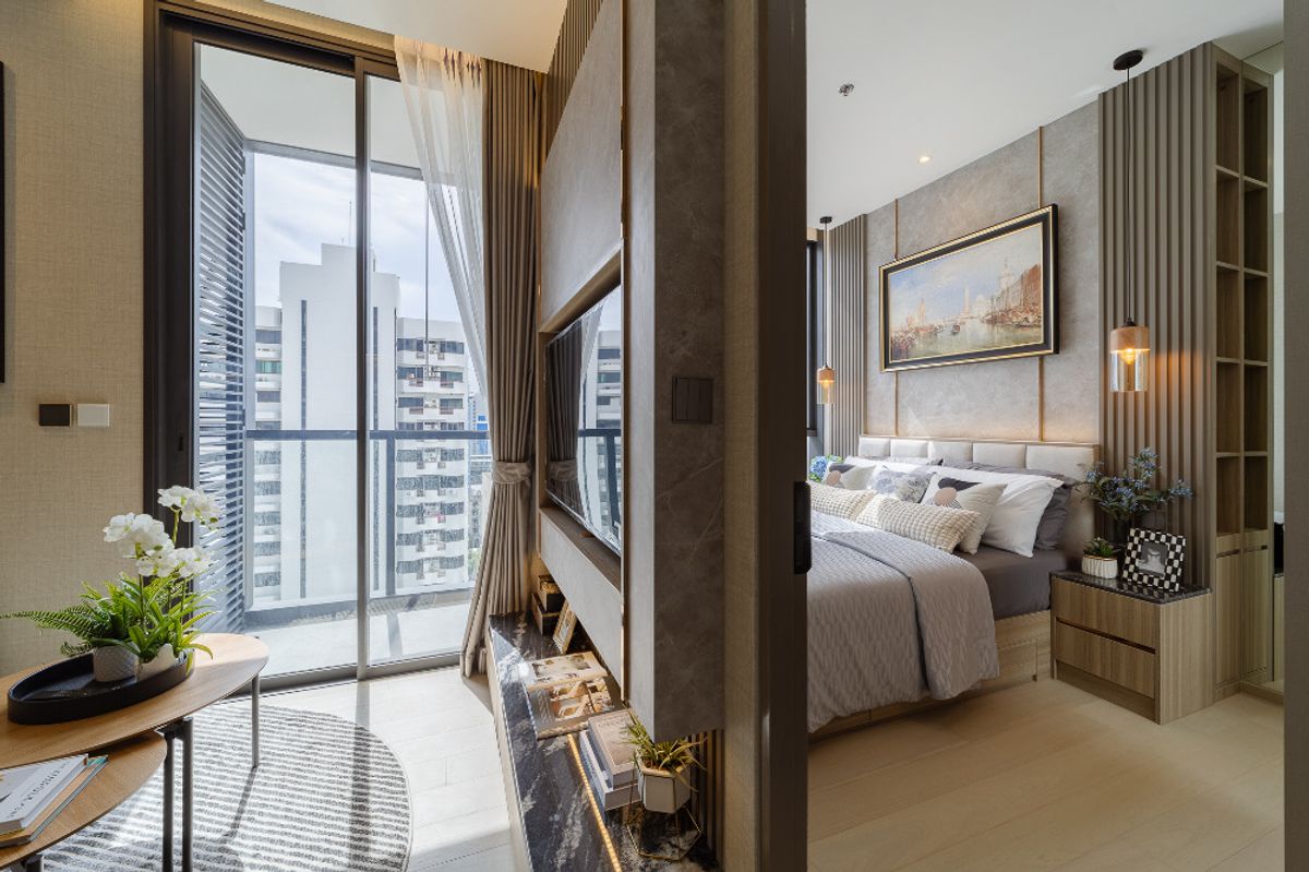 ให้เช่าคอนโดราชเทวี พญาไท : The Extro Phayathai Rangnam【𝐒𝐄𝐋𝐋 & 𝐑𝐄𝐍𝐓】🔥คอนโดสุดโมเดิร์นลักซ์ชัวรี แต่งครบสไตล์โทนครีม นวล สบายตา เรียบหรู🔥 ติดต่อไลน์ไอดี: @hacondo