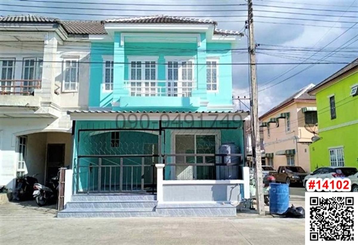 For RentTownhomePathum Thani,Rangsit, Thammasat : Rent 2 -story townhouse Lam Luk Ka Road, Khlong 8, ready