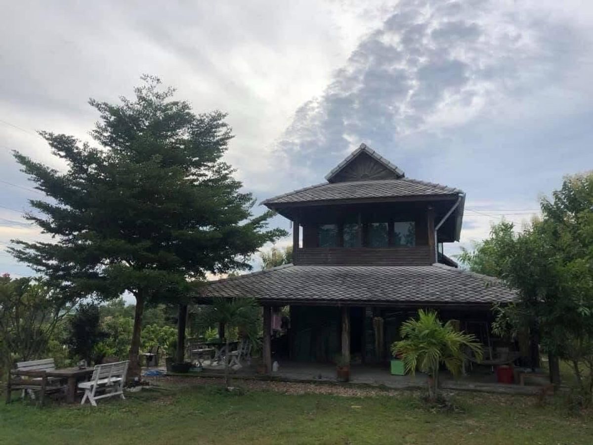 For SaleHouseChiang Mai : #Sell golden teak houses, 2 bedrooms, 2 bathrooms, 1 homestay storage room 1 behind the tent