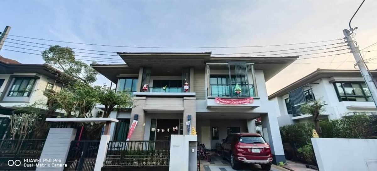 For SaleHouseRama5, Ratchapruek, Bangkruai : Detached house, Setthasiri Village Chaiyapruek-Chaengwattana Next to Chaiyapruek Road