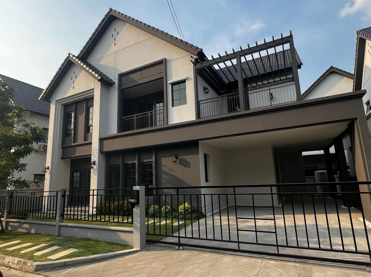 For RentHouseBangna, Bearing, Lasalle : 🏡 For rent - Luxury house, beautifully decorated @ sign, call Bangna (the largest!)