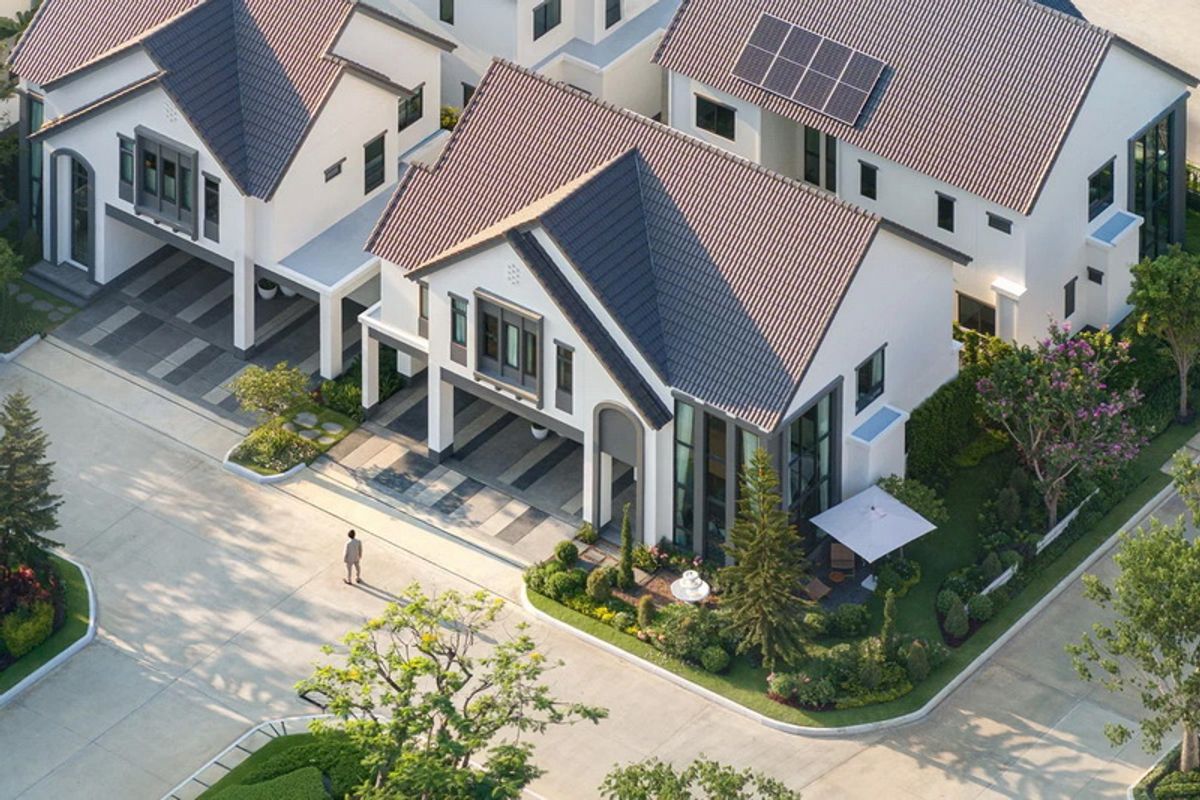 For SaleHousePhutthamonthon, Salaya : 👉Saransiri Salaya - Pinklao
Premium single house

▫️Private community, corner plots for every house
Near Borommaratchachonnani Road - Mahidol 10 minutes *
