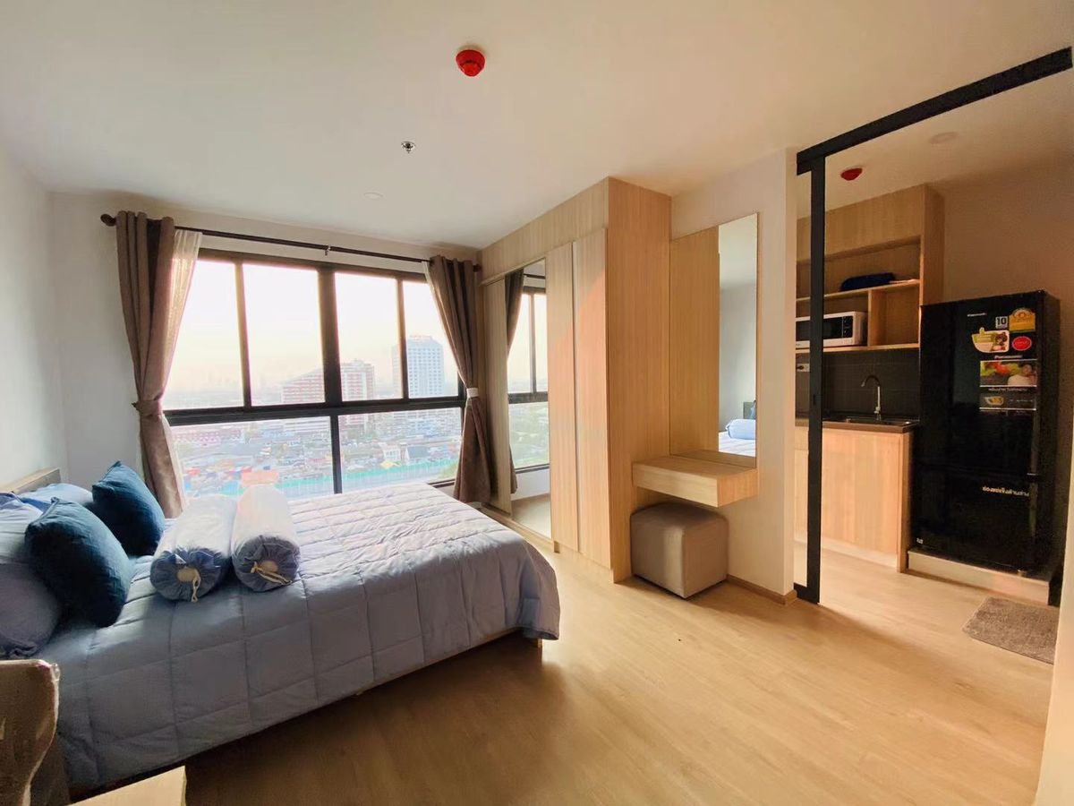 ให้เช่าคอนโดบางนา แบริ่ง ลาซาล : ให้เช่า! Ideo O2 BTS BangNa (300 m) Studio  1ห้องน้ำ  27 ตรม. 10,000ต่อเดือน