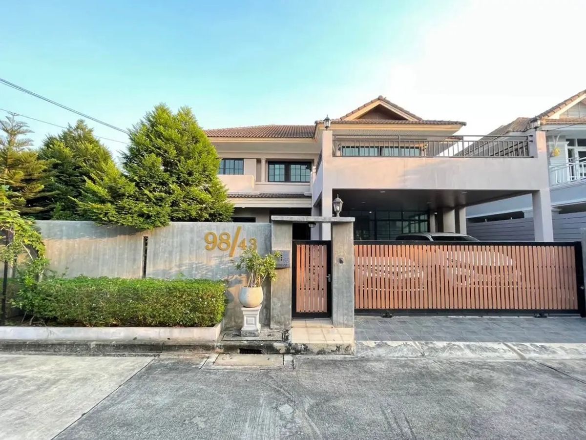 For SaleHouseRama5, Ratchapruek, Bangkruai : Detached house, Thara Ratchapruek Village-Pinklao, Baan Baan Renovate