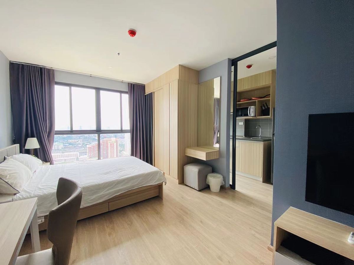 ให้เช่าคอนโดบางนา แบริ่ง ลาซาล : ให้เช่า! Ideo O2 BTS BangNa (300 m) Studio  1ห้องน้ำ  27 ตรม. 11,000ต่อเดือน