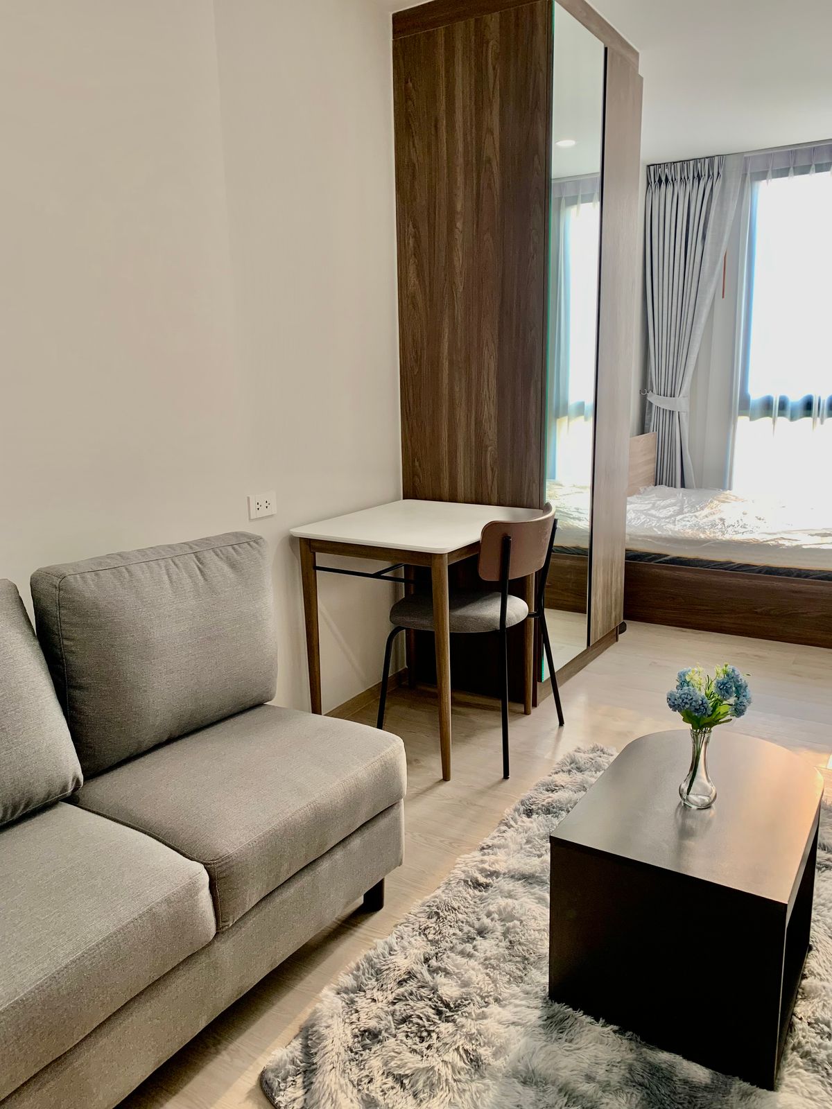 ให้เช่าคอนโดปทุมธานี รังสิต ธรรมศาสตร์ : 🔥ให้เช่าด่วน🔥 คอนโด Nue Core khu khot| นิวคอร์ คูคต เฟอร์ครบ พร้อมเข้าอยู่