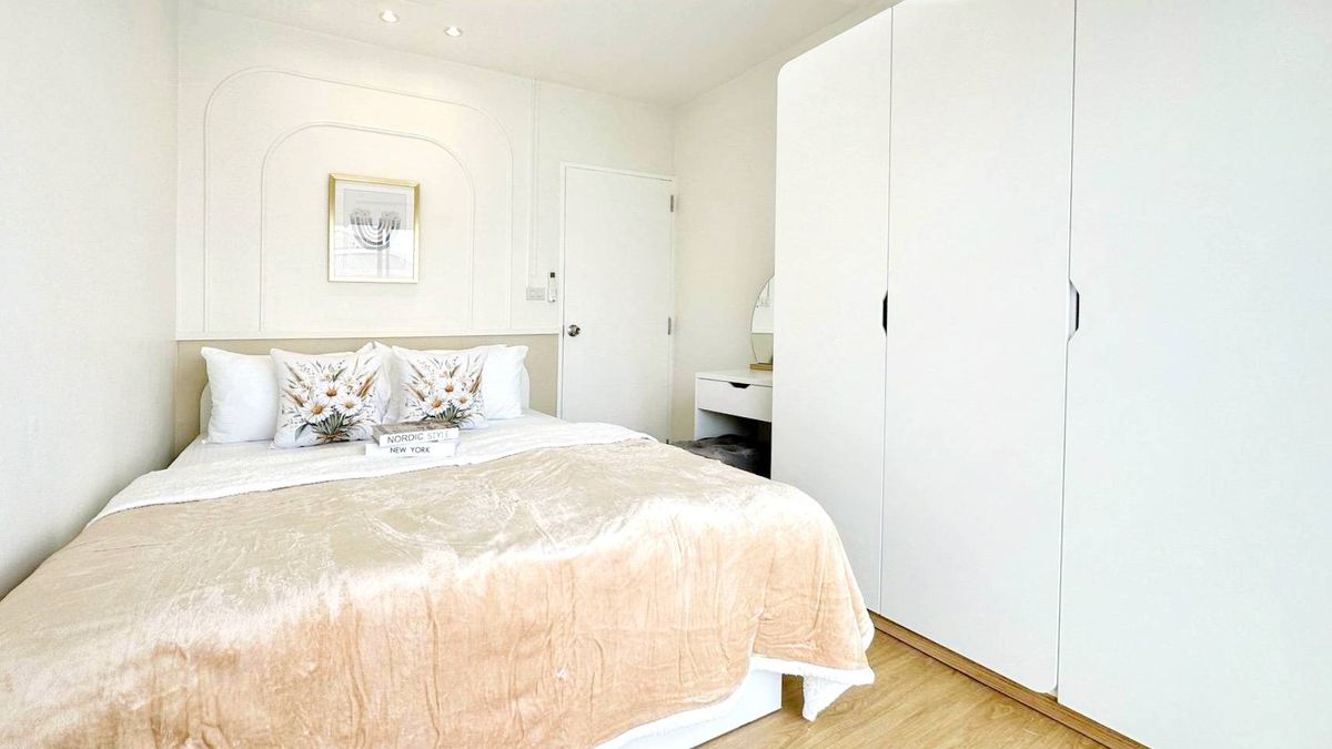 For SaleCondoOnnut, Udomsuk : ✨️ live in a condo but like being at home! 2 bedrooms with a good furniture in Soi Onnuch 46, good location, convenient to travel with the project 🏡 Ban Suan Sukhumvit (𝐁𝐚𝐚𝐧 𝐒𝐮𝐚𝐧 𝐒𝐮𝐤𝐡𝐮𝐦𝐯𝐢𝐭) 🌳