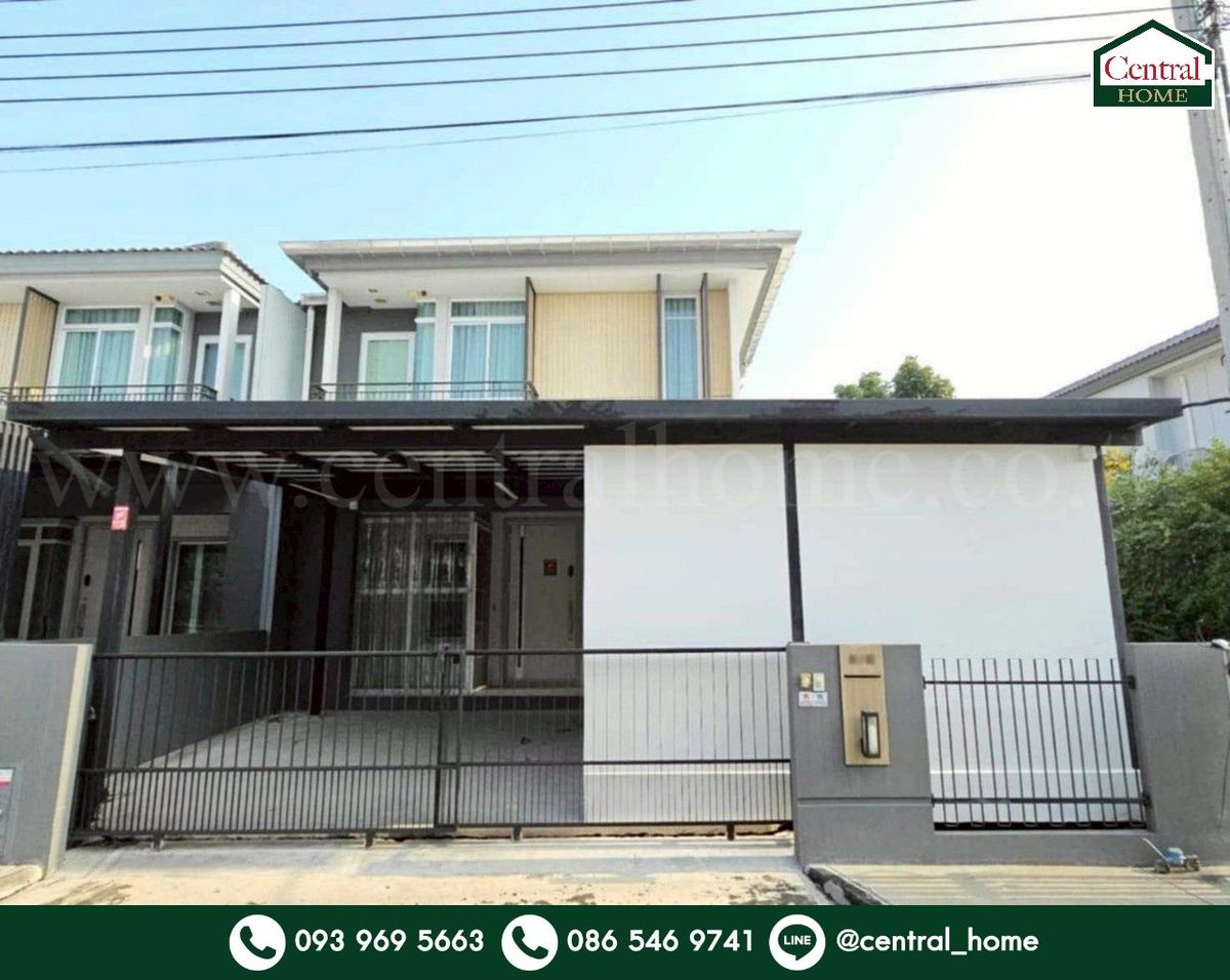 For SaleHouseRama5, Ratchapruek, Bangkruai : Twin house, Innicio 3 Pinklao - Ring Road, Full, Full, Cheapest in the project