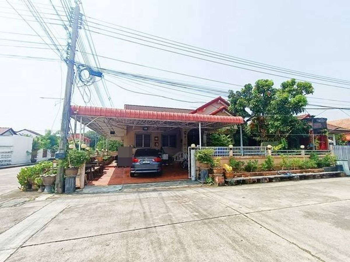ขายบ้านบางแค เพชรเกษม : ขายบ้านเดี่ยว ชั้นเดียว 60 ตร.ว ม 3 ห้องนอน  1 ห้องน้ำ 1 ห้องรับแขก พุดตาน เพชรเกษม81 หลังมุม ต่อเติม แข็งแรง 
