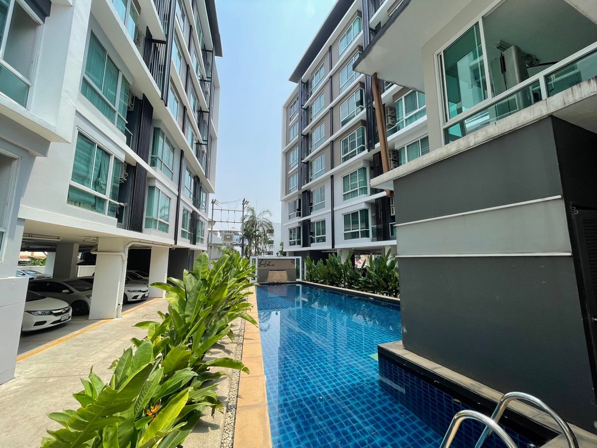 For RentCondoChiang Mai : Condo rental near Chiang Mai University On the irrigation canal road, walking to Nimman Chiu
