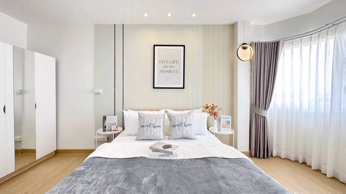 For SaleCondoOnnut, Udomsuk : ✨️ live in a condo but like being at home! 2 bedrooms with a good furniture in Soi Onnuch 46, good location, convenient to travel with the project 🏡 Ban Suan Sukhumvit (𝐁𝐚𝐚𝐧 𝐒𝐮𝐚𝐧 𝐒𝐮𝐤𝐡𝐮𝐦𝐯𝐢𝐭) 🌳