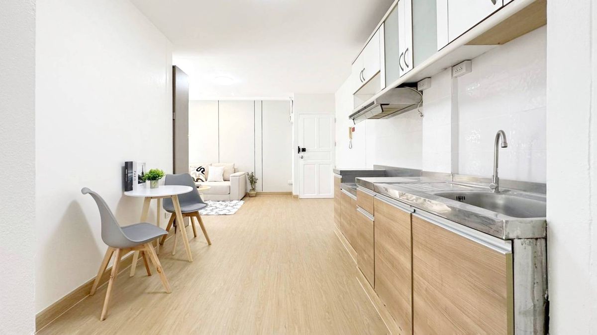 For SaleCondoOnnut, Udomsuk : ✨️ live in a condo but like being at home! 2 bedrooms with a good furniture in Soi Onnuch 46, good location, convenient to travel with the project 🏡 Ban Suan Sukhumvit (𝐁𝐚𝐚𝐧 𝐒𝐮𝐚𝐧 𝐒𝐮𝐤𝐡𝐮𝐦𝐯𝐢𝐭) 🌳