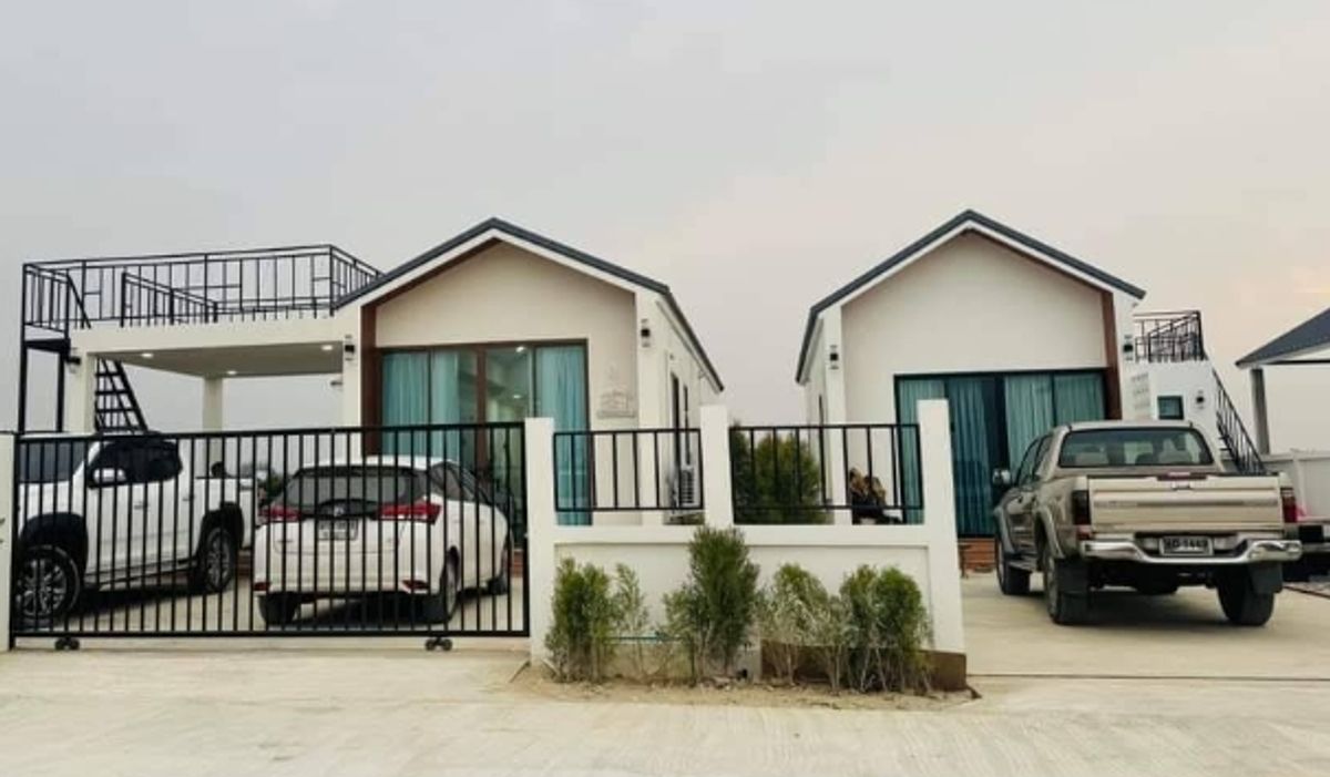 For SaleHouseHuahin, Prachuap Khiri Khan, Pran Buri : Sell ​​Pool View, Minimal, Mountain View with Swimming Pool And the blue side for watching the stars - 00065