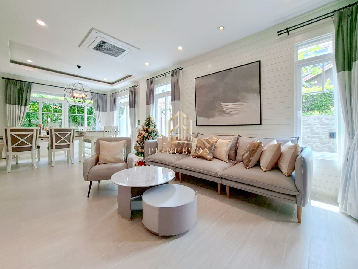 For RentHouseBangna, Bearing, Lasalle : Luxury House For Rent Nantawan Bangna KM.7 📞092-4252445