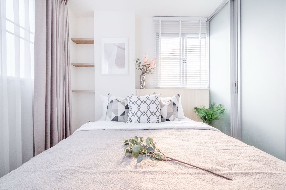 For SaleCondoLadkrabang, Suwannaphum Airport : D-Condo Project On Nut-Rama 9 installments start 7,000 baht. The room is beautiful.