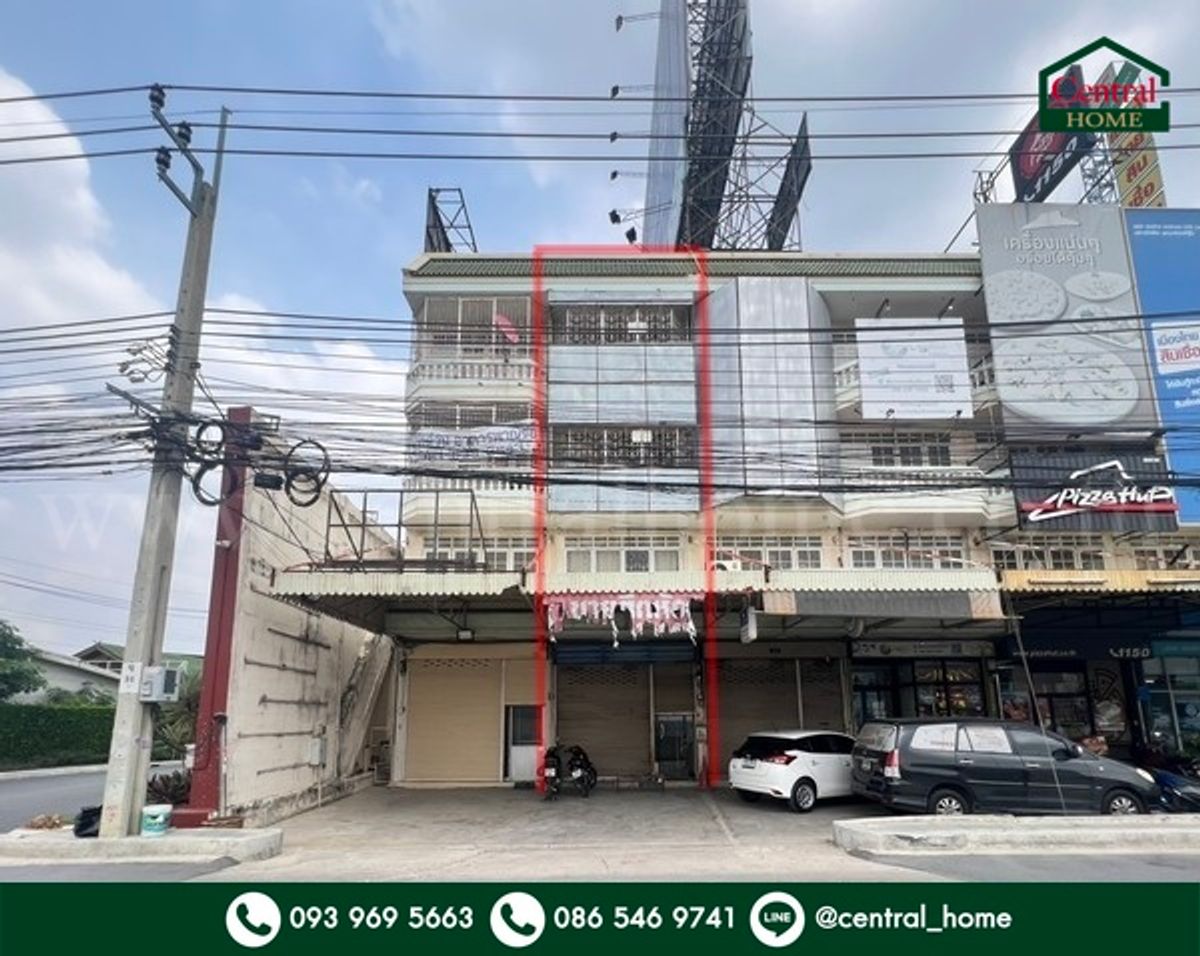 ขายอาคารพาณิชย์ปิ่นเกล้า จรัญสนิทวงศ์ : อาคารพาณิชย์ 4 ชั้น ติดถนน ราชพฤกษ์ - ตลิ่งชัน
