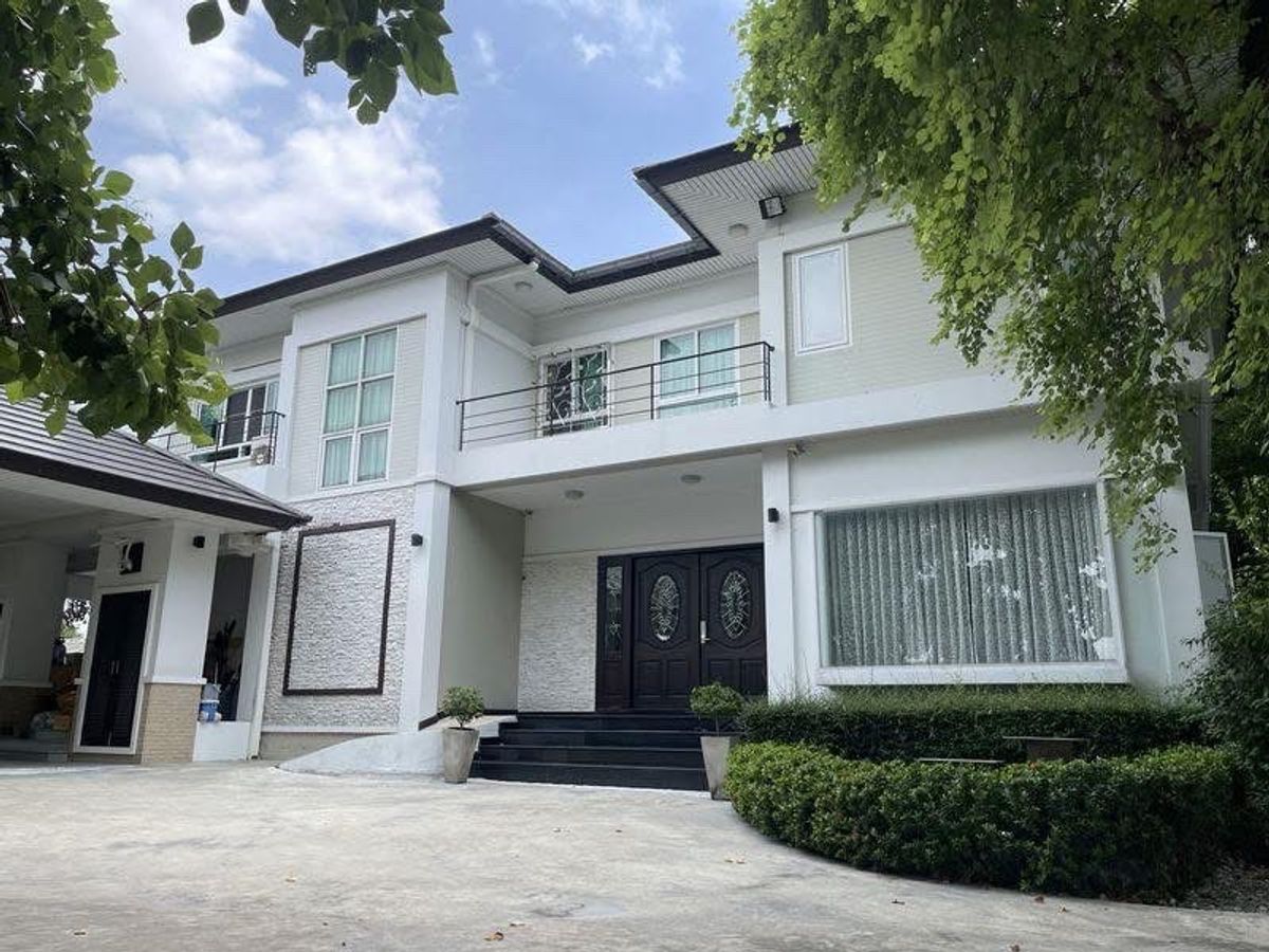 For SaleHouseRathburana, Suksawat : Detached house, built by Bang Krachao - Resort atmosphere Near Bang Nam Phueng Floating Market, 500 sq.m.