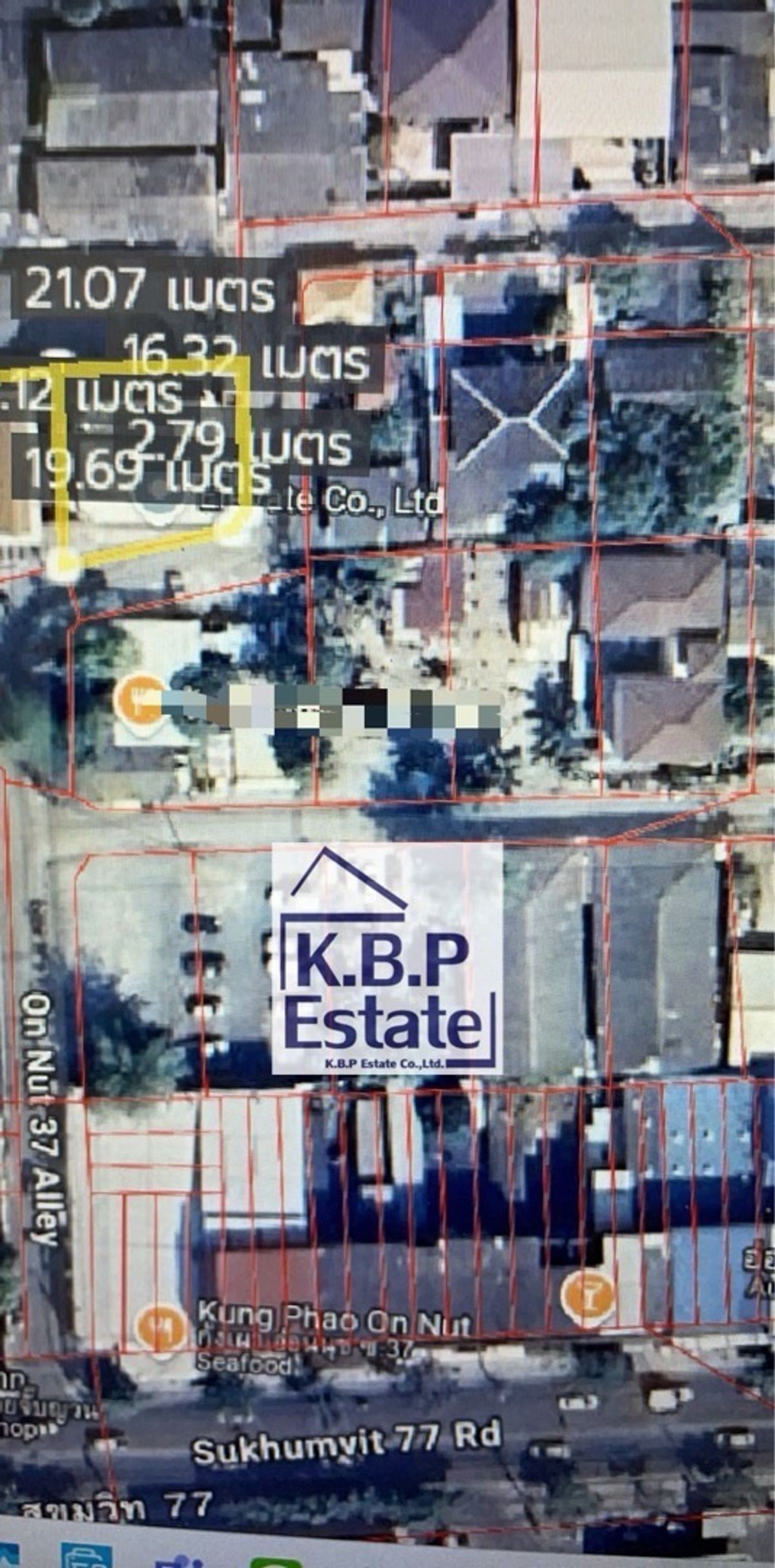 For SaleShop HouseOnnut, Udomsuk : Sell ​​office building, Soi On Nut 37, area 109 sq.w. 810 sqm.