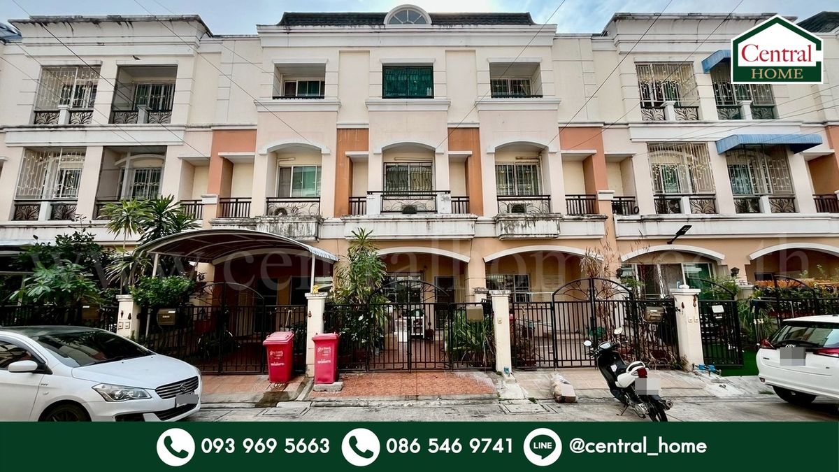 ขายทาวน์โฮมบางแค เพชรเกษม : ทาวน์โฮม 3 ชั้น หมู่บ้าน ปริญลักษณ์ เพชรเกษม 69