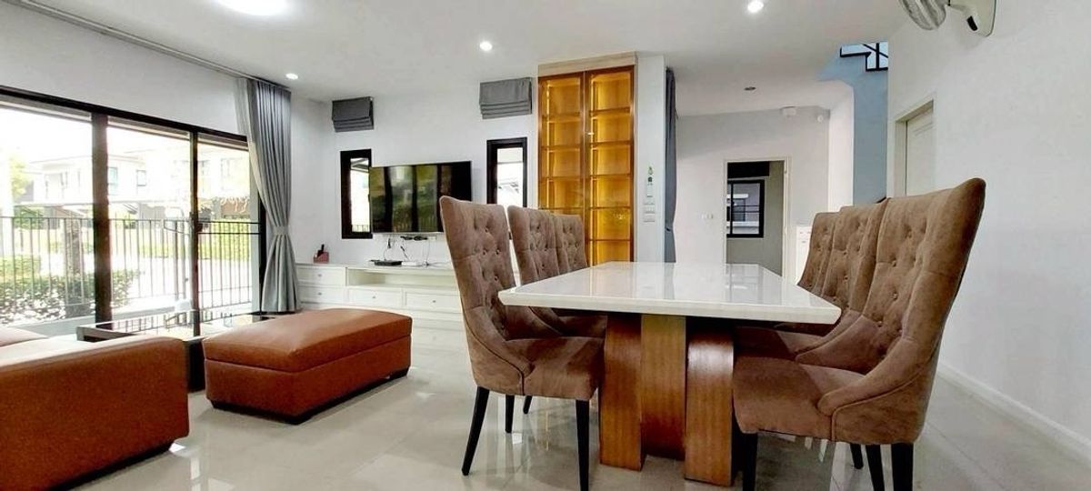 ให้เช่าบ้านลาดกระบัง สุวรรณภูมิ : 💥ForRent💥5Bed • Baan Lumpini Suan Luang Rama 9  🏡 Near Mega Bangna‼️ Ready to move in ‼️  Fully Furnished ✨