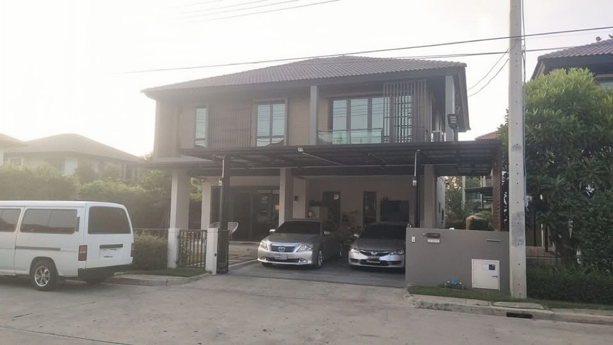 For RentHouseNawamin, Ramindra : Rent a detached house 80 sq.w. Habitia Orbit Hathairat, near Sai Mai Avenue, Fashion Island