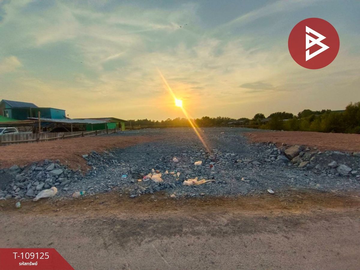 For SaleLandSamut Songkhram : Land for sale, height, area of ​​200 square wah, Bang Kaew, Samut Songkhram