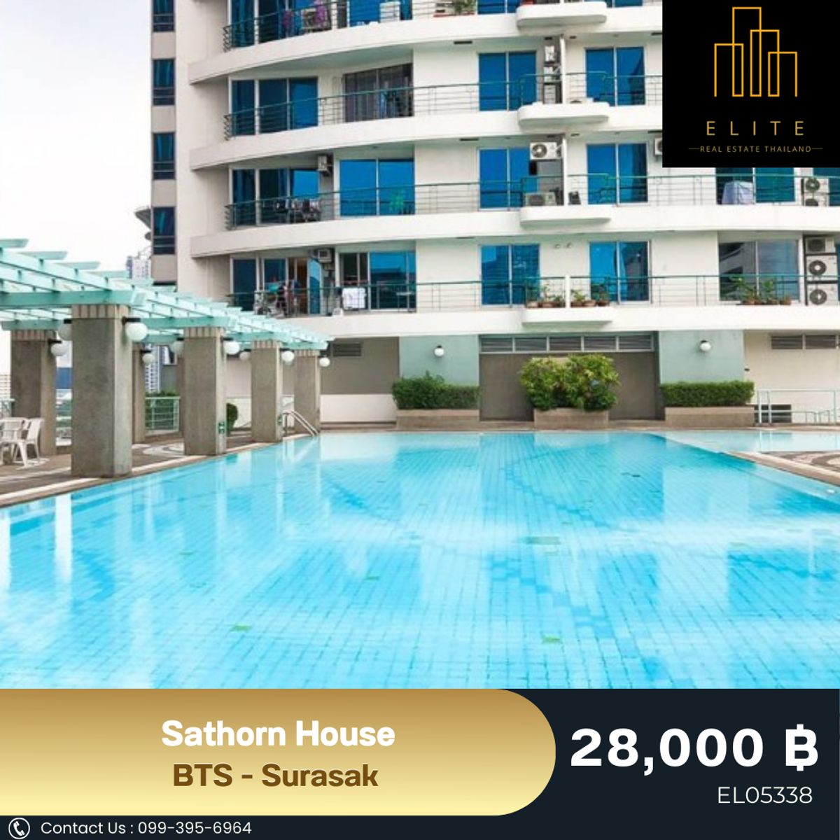 For RentCondoSathorn, Narathiwat : ✨ Sathorn House Condo High Rise Central CBD with a very cheap rent 💯