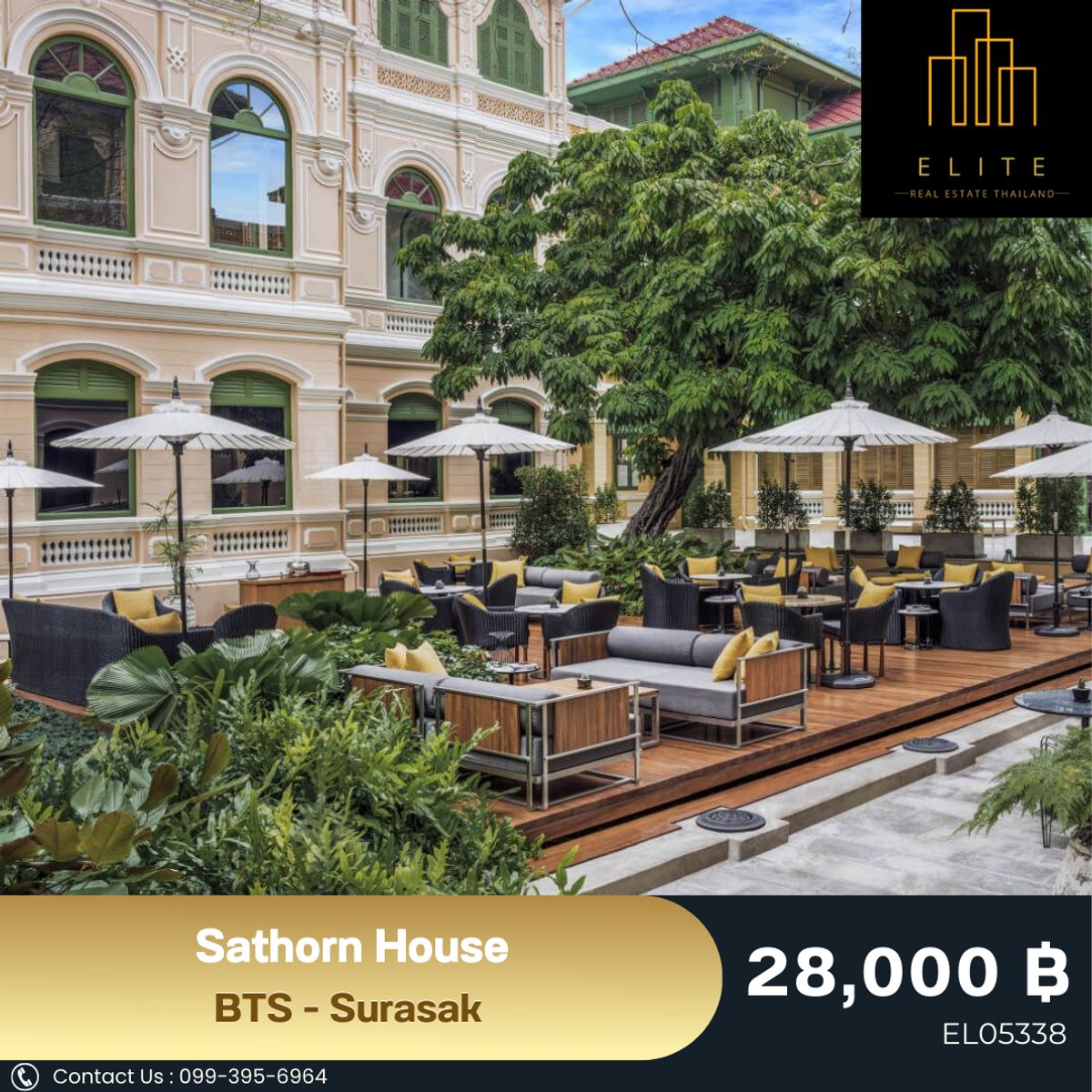ให้เช่าคอนโดสาทร นราธิวาส : ✨ Sathorn House คอนโด High Rise ใจกลาง CBD กับค่าเช่าแสนถูกกก 💯