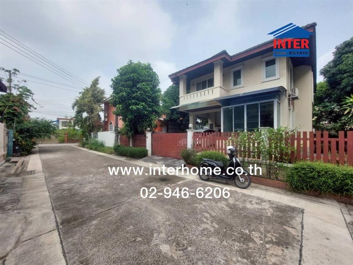 For SaleHouseRathburana, Suksawat : 2 storey detached house 75 sq.w. Soi Pracha Uthit 76 Intersection 4/2 Pracha Uthit Road Kanchanaphisek Ring Road, Thung Khru District, Bangkok