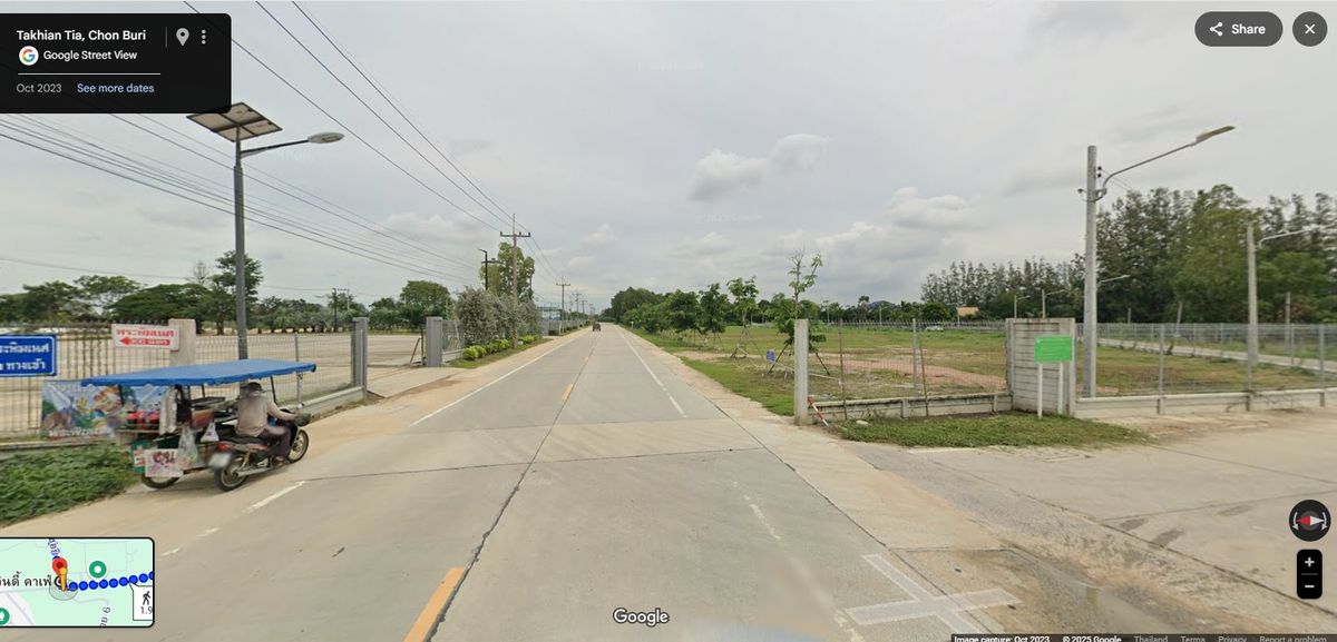 ขายที่ดินพัทยา บางแสน ชลบุรี สัตหีบ : ขายที่ดิน 10 ไร่ ติดถนนสาธารณะ เข้า-ออก สะดวก ต.ตะเคียนเตี้ย อ.บางละมุง จ.ชลบุรี