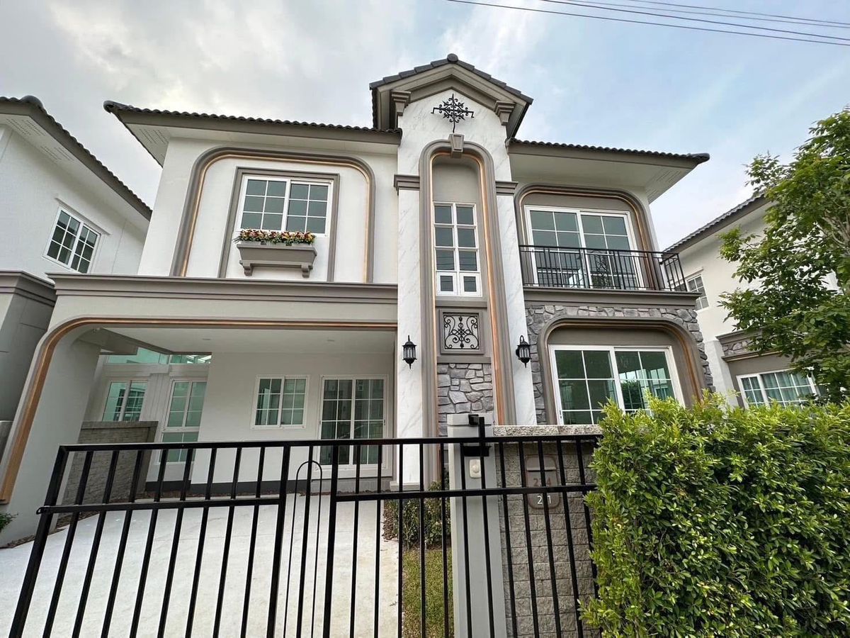 ให้เช่าบ้านสมุทรปราการ สำโรง : M985 ปล่อยเช่า บ้านแกรนดิโอ บางนา กม.5  