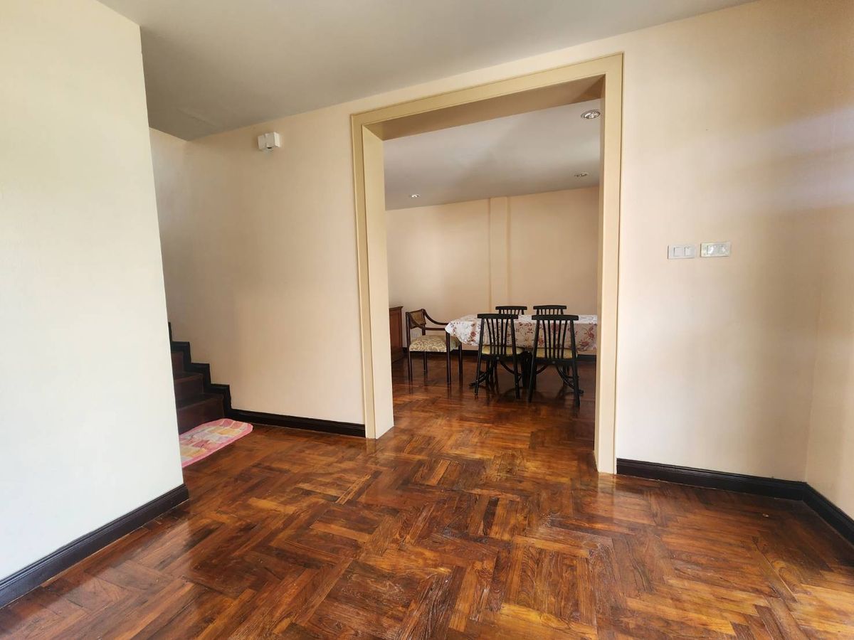 For SaleHouseMin Buri, Romklao : Fores Park Village, Ramkhamhaeng Road, 196 Min Buri area, 79 sq.m. after a quiet corner