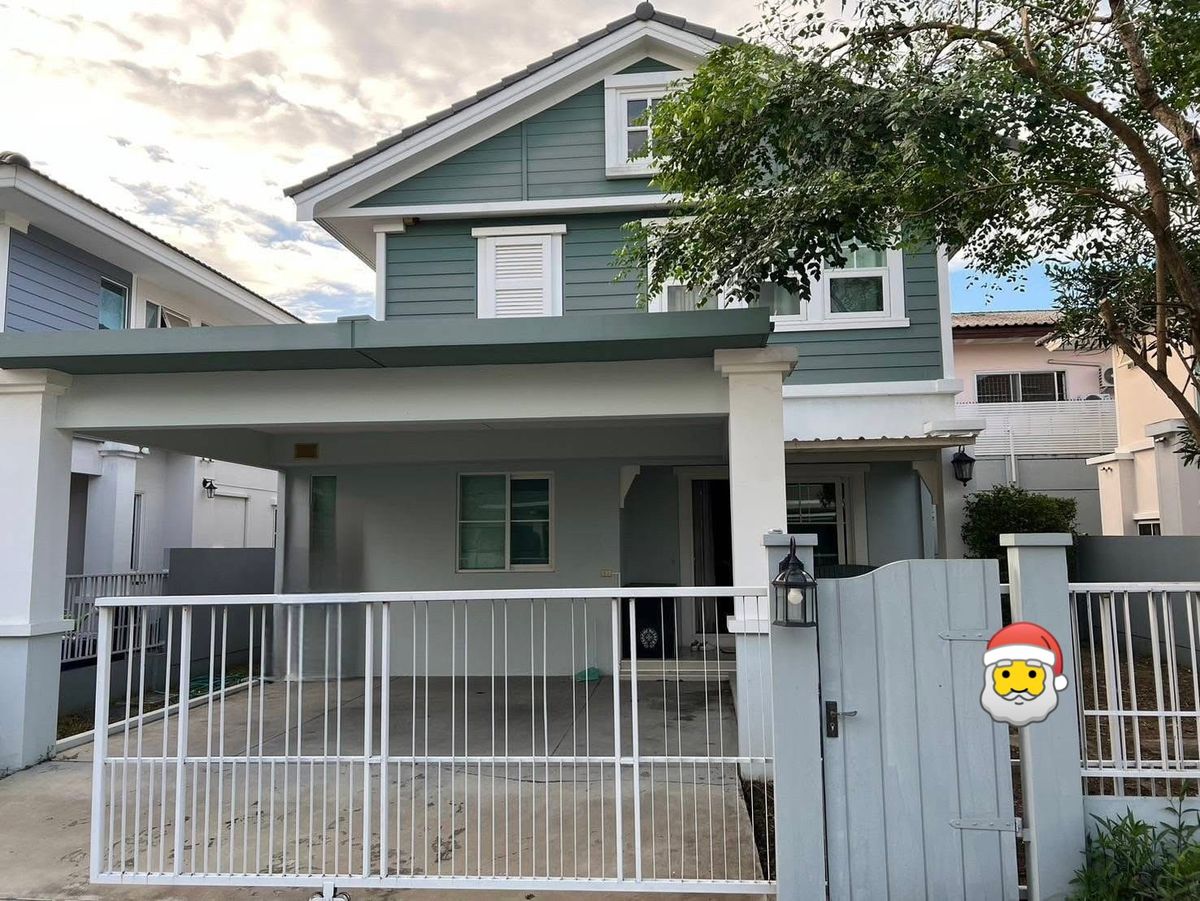 For RentHouseNawamin, Ramindra : ✨ 2 storey detached house for rent, Chaiyapruek Chatchoti Soi 10 - Watcharapol, 3 bedrooms, 3 bathrooms, furniture and electrical appliances.  Very good environment